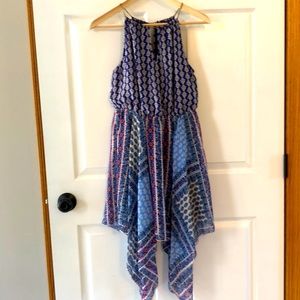 Speechless asymmetrical lined dress